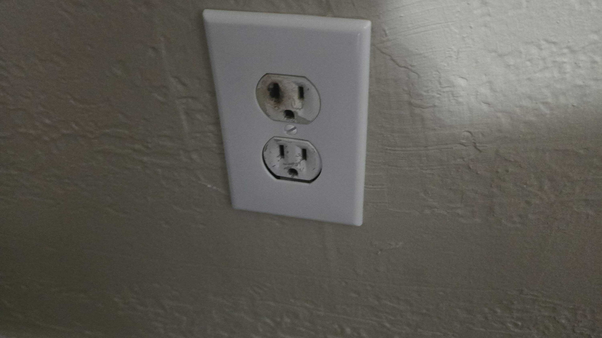 Contractor finishing detailed construction work